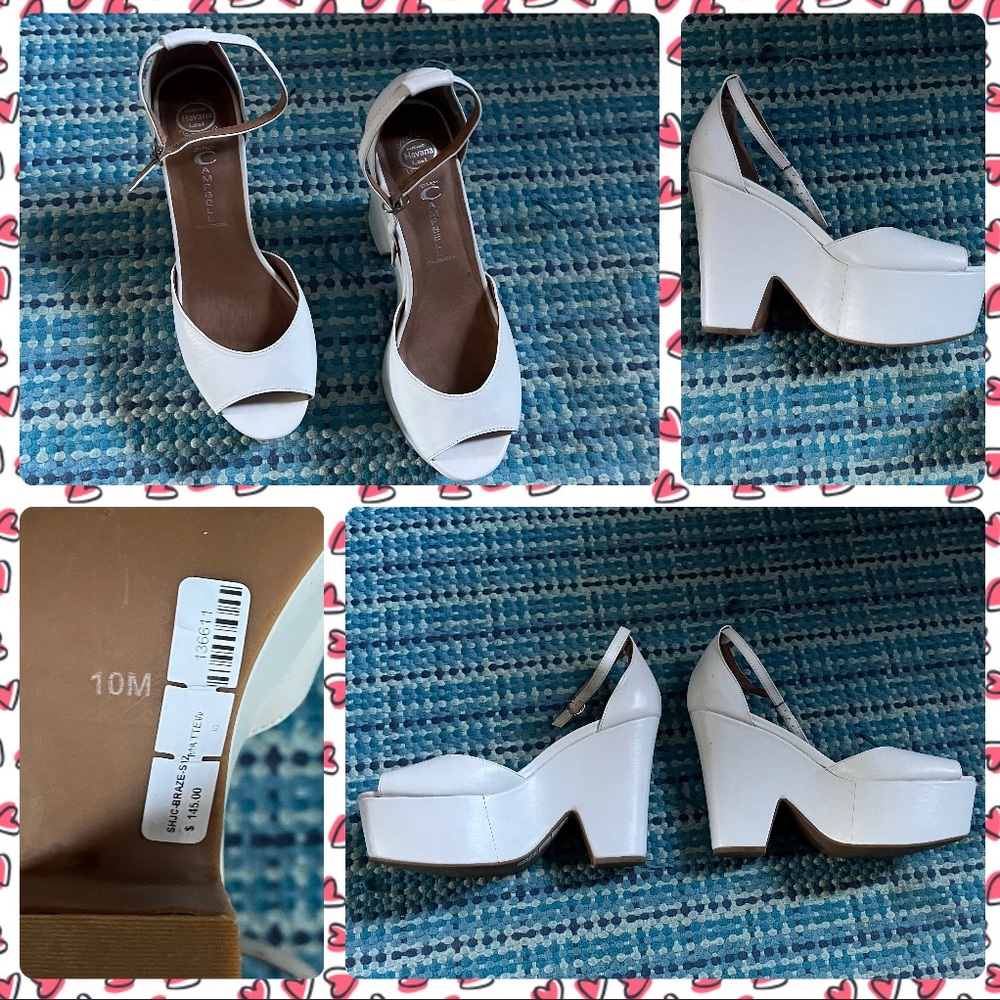 Jeffrey Campbell White Platform Heels 10